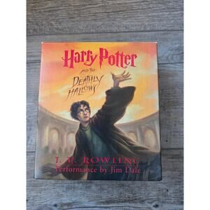 Harry Potter and the Deathly Hallows Audio CD Set Jim Dale Unabridged 17 Discs